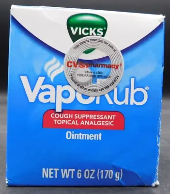 Vicks Vaporub Ointment 6 Oz  Exp: 3/25+ New & Sealed • $21.95