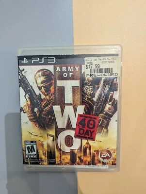 $14.99 • Buy Army Of Two: The 40th Day (Sony PlayStation 3, 2010) PS3 Complete CIB