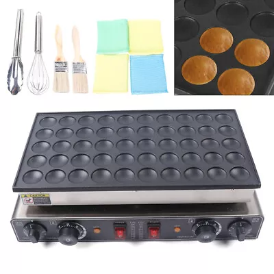 Non-stick Electric 50 Pcs Mini Dutch Pancake Baker Maker Crepes Muffins Machine • $168.16