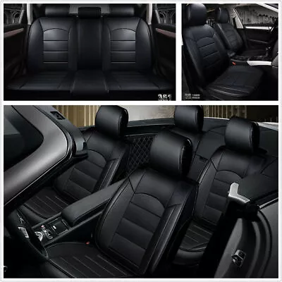 6D Full Surrounded Luxury Full Seat PU Leather Car Seat Cover Cushion -USA Stock • $65.12