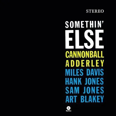 Cannonball Adderley - Somethin Else [New Vinyl LP] 180 Gram • $20.35