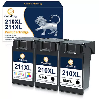 3 Pack Ink Compatible For Canon PG-210XL CL-211XL PIXMA MP280 480 490 495 MX320 • $39.99