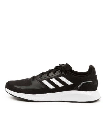 $49 • Buy New Adidas Runfalcon 2.0 Blk Wht Mens Shoes Active Sneakers Active
