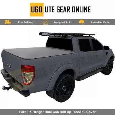 Roll Up Tonneau Cover For Ford PX Ranger Dual Cab Nov 2011-June 2022 • $261.45