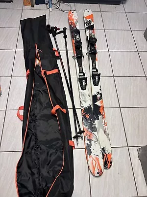 K2 AMP Rictor Rocker Skis With Poles And Bag • $165