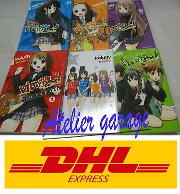 USED F/S K On Vol.1-4 + Highschool+College 6 Set Japanese Manga Kakihurai Keion • $40.98