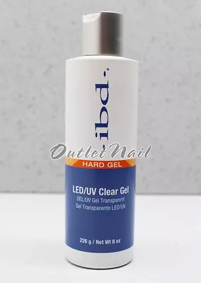 IBD Hard Gel Clear Gel 8oz / 226g HardGel #65614 SHIP IN 24H • $37.96