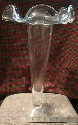£18 • Buy Crystal Glass Tall Vase