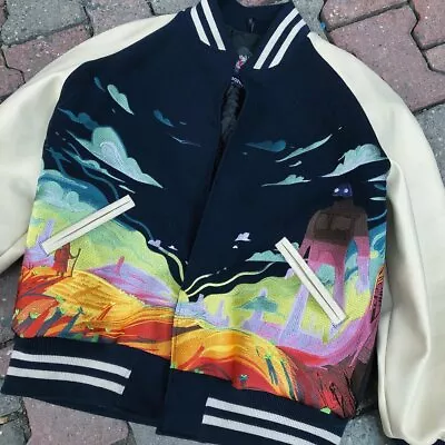 £300 • Buy Derschutze “Giants” Varsity College Jacket Size Small