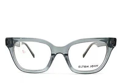 1 Unit New Elton John Sheila Crystal Grey Eyeglass Frames 51-20-145 #746 • $102