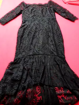 CiTY CHiC :: Women's Navy Lace Sleeve Dress : Size 16 [S] : GoRGEOUS • $39