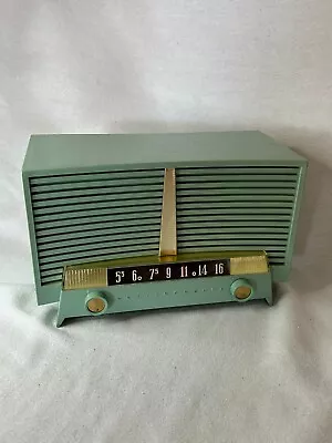 Vintage Westinghouse Tube Radio Green Model H-438T5 - See Description • $45