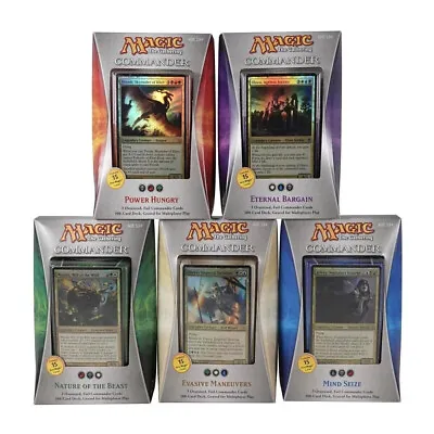 Magic The Gathering: Commander 2013 Decks (Set-of-5) • $517.49