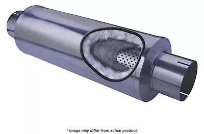 Diamond Eye 560031 Diesel Muffler 30In Round 5In Center Inlet/Outlet SS Perf • $210.23