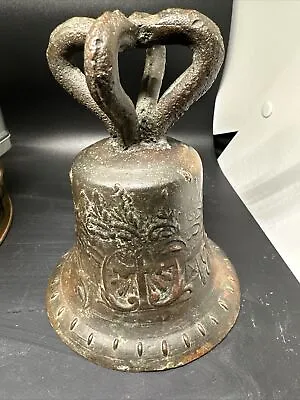 Vintage Antique 7  Bronze Church Bell Spanish Colonial Mission 1800? ? • $199.99