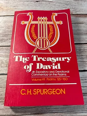 The Treasury Of David (Vol. VII) Psalms 125-150 By C. H. Spurgeon • $9