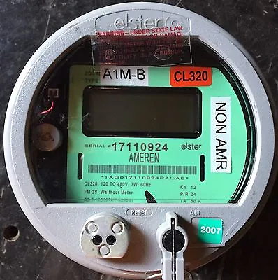 Elster Watthour Meter (kwh) A1rl+ Fm2s 320a 120v-480v Bi-directional • $44.99