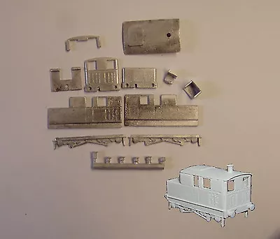 P&D Marsh N Gauge N Scale A151 Sentinel Shunter Loco Kit Requires Painting • £21.75