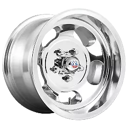 US Mags 15x10 Wheel Polished U101 INDY 6x5.5 -50mm Aluminum Rim • $242