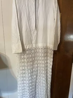 Vintage Linen Lace Jesuit Priest ALB Mass Vestment  • $125