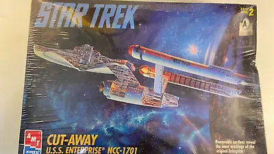 Star Trek Cut-Away USS Enterprise NCC-1701 AMT 8790 Factory Sealed • $34.95