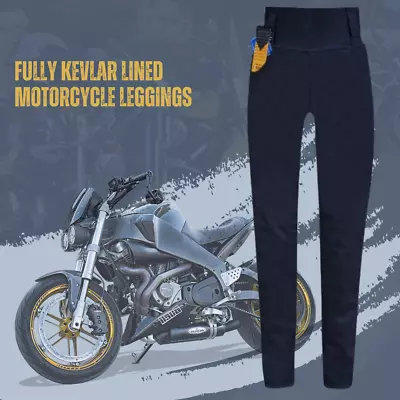 Women Motorcycle  Legging Jean Lined With Kevlar ® CE Armor Motorbike BIKE TRIBE • $80.12