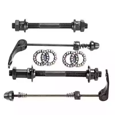 Bike Bicycle Axle Front Rear Quick Release Skewers +25mm 1/4 Hub Bearings • $12.99