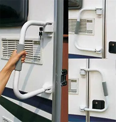 Fiamma Security 31 Door Handle Lockable Secure Caravan Motorhome White • £85.10