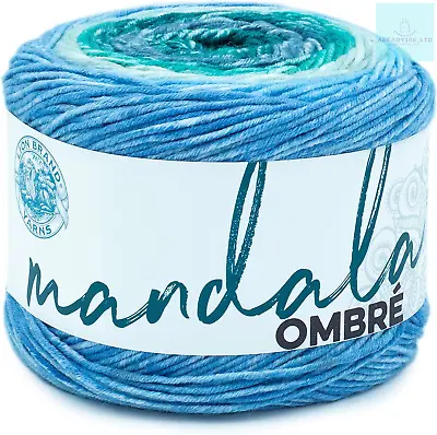 Lion Brand Yarn Company Mandala Ombre Yarn Mantra One Skein • £21.83