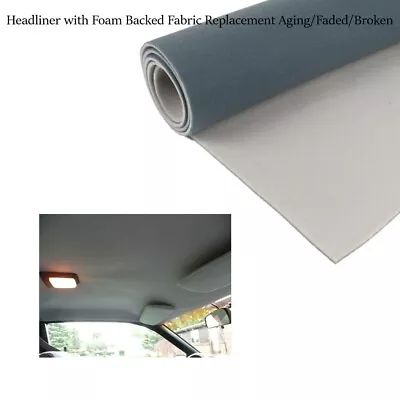 Car Velvet Headliner Fabric Foam Backed Material Upholstery Restore 85 X 60  • $52.24