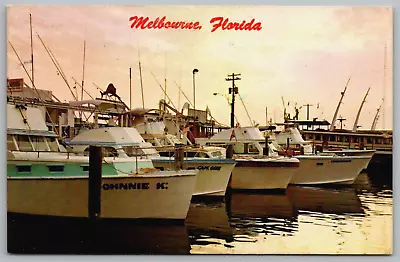Vintage Postcard - Boats - Melbourne Florida - FL • $3.50