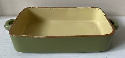 NEW RARE Vietri  CUCINA FRESCA 8 1/4  X 5  Handled Rectangular Baker EXCELLENT • $59.99