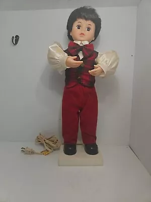 ~VINTAGE~ TELCO 1989 Motionette Animated Boy Doll Christmas 20 Tall • $49.99