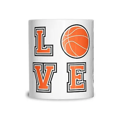 £13.99 • Buy Love Basketball Mug US Sports Slogan NBA Dunk Shooting Hoops Coffee Tea Cup