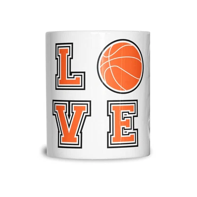 £13.99 • Buy Love Basketball Mug US Sports Slogan NBA Dunk Shooting Hoops Coffee Tea Cup