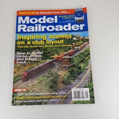 Model Railroader Magazine Sep 2013 Vol 80 No 9 Inspiring Scenes Model A River • $4.99