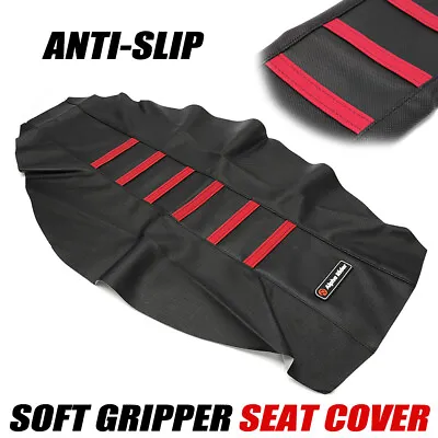 Gripper Soft Seat Cover Ribs For Yamaha YZ250 YZ125 YZF450 WR250F 450F Dirt Bike • $19.73