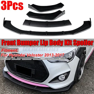Carbon Fiber Front Bumper Lip Spoiler Splitters For Mazda 3 Axela 2014-2018  • $40.49