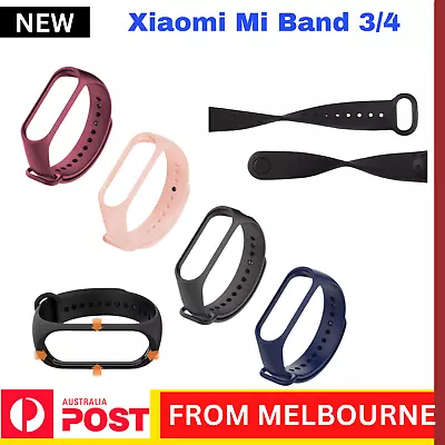 1pc Silicone Wrist Strap Replacement Watchband Smart Band For Xiaomi Mi Band 4 3 • $10.04