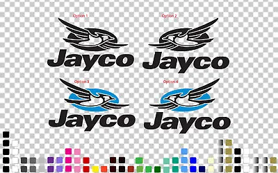 $14.99 • Buy Jayco Logo Vinyl Decal Sticker Caravan Camper Graphics Revamp 5~70cm Many Colour