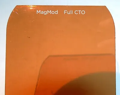 MagMod Flash Filter 1X Full CTO Amber Warming  Rectangular 8X6cm Gel Pro • $12.95