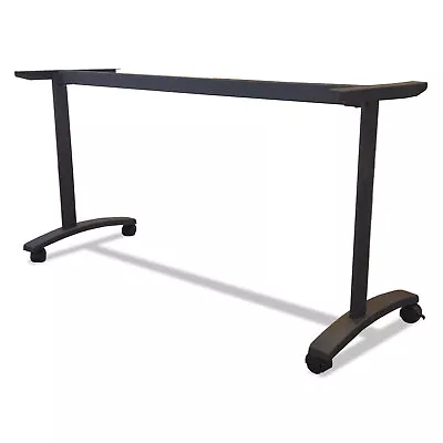 Alera Valencia Series Training Table T-Leg Base 58w X 19-3/4d Black VA7476BK • $127.36