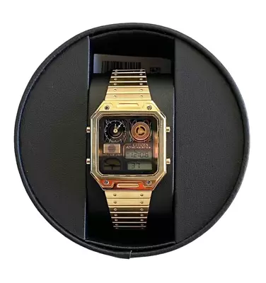 Citizen Men's Star Wars C-3PO Gold Tone Ana-Digi Quartz Stainless Steel Watch • $165