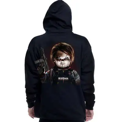 Mafioso Chucky Mens Hoodie Alternative Clothing Streetwear Tattoo • $45.64