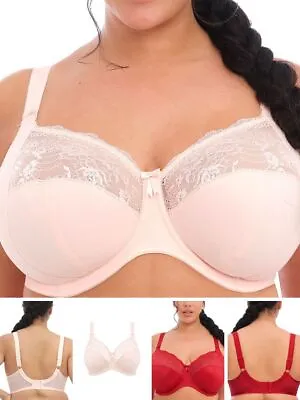 £34.95 • Buy Elomi Morgan Bra Full Cup Side Support Banded Underwired Bras Plus Size Lingerie