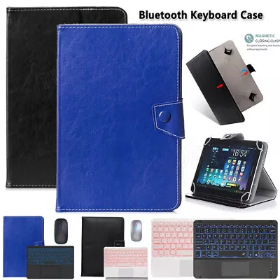Touchpad Backlit Keyboard Case Cover Mouse For Samsung Galaxy Tab S9 FE A9 Plus • $45.99
