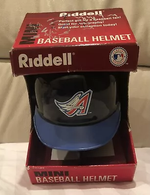 Los Angeles Anaheim Angels Mini Batting Helmet MLB Authentic Riddell NEW IN BOX • $29.99