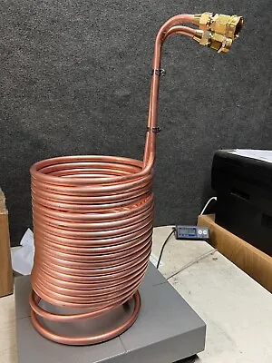 NY Brew Supply 1/2  X 50' Copper Wort Chiller $20 Discounted NEW Minor Ridges • $122.99