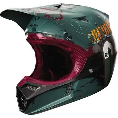 $699 • Buy Fox Racing V3 Boba Fett Limited Edition Men's Off-Road Helmet - Green/Large