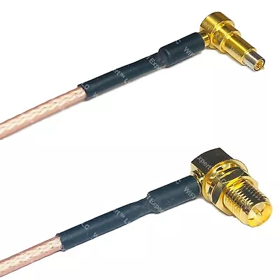 RG316 MS-156 MALE ANGLE To RP-SMA FEMALE ANGLE Coax RF Cable USA-Ship • $11.74